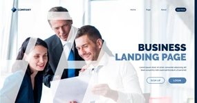Corporate Website Landing Page